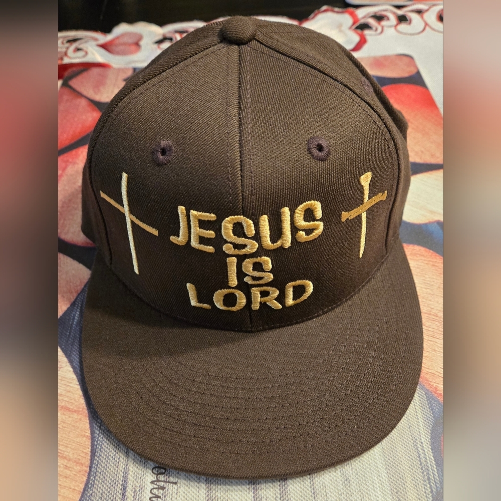 Brown Jesus Is Lord Cap